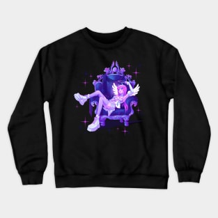 Demon girl in an Angel Costume Crewneck Sweatshirt